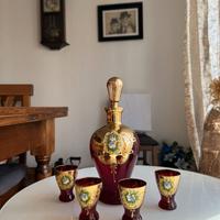 Servizio da Liquore Murano "Tre Fuochi" – Anni '50