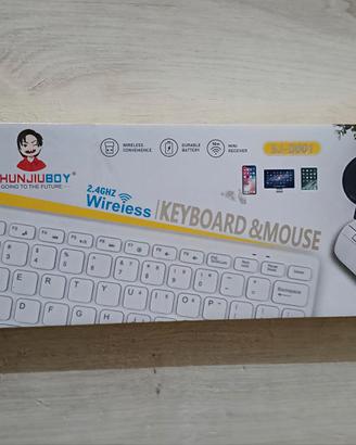 set tastiera e mouse nuovi wireless 