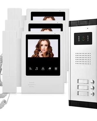 Videocitofono per tre appartamenti