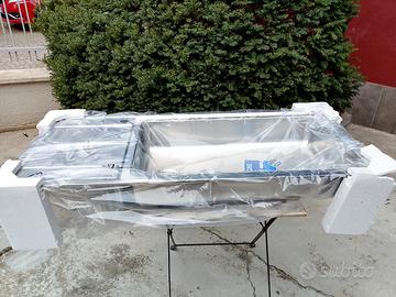 lavello cucina 1 vasca grande con gocciolatoio a 