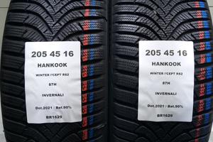 2 GOMME 205 45 16 HANKOOK BR1629