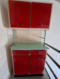 Cucina anni 70 legno massello  da ristrutturare