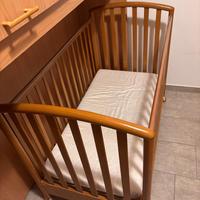 Lettino Pali con materasso Pali