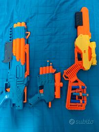 3 fucili Nerf  ranger, elite prospect ,alfa strike