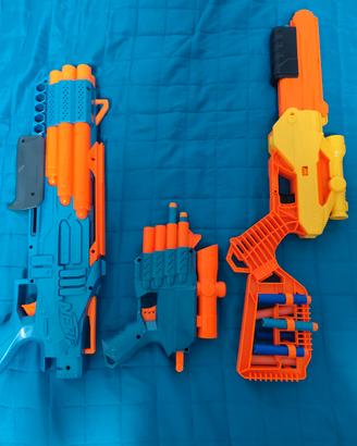 3 fucili Nerf  ranger, elite prospect ,alfa strike