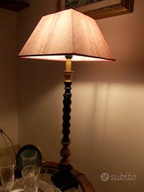 lampada da tavolo anni 40 50