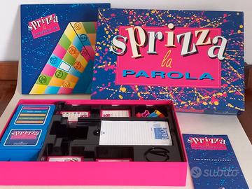 Gioco da tavolo "Sprizza la parola" -pari al nuovo