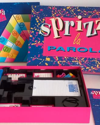 Gioco da tavolo "Sprizza la parola" -pari al nuovo