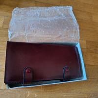 Porta carte da gioco in pelle ancora nuovo