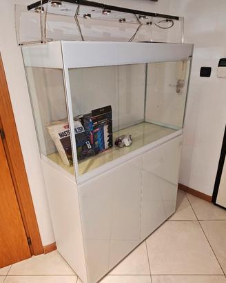 Acquario Aquael 200l con  mobile supporto dedicato