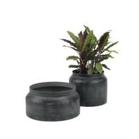 2 VASI/Fioriere  in acciaio da GIARDINO 