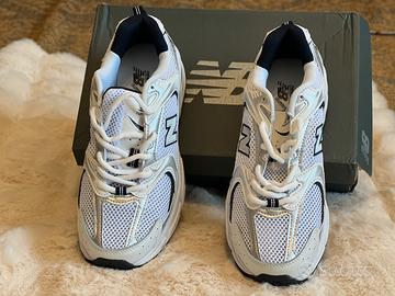 New balance 530 binca e blu- taglia 40- con abzorb