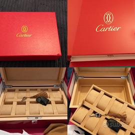 Cartier scatola 10 posti orologio Nuova 