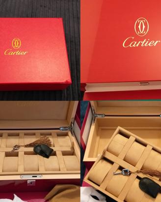 Cartier scatola 10 posti orologio Nuova 