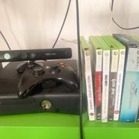 Xbox 360 + kinect + joystick wireless + 7 giochi