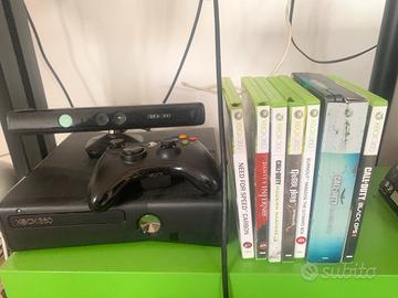 Xbox 360 + kinect + joystick wireless + 7 giochi