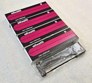 OLIVETTI NEW LOGOCART 80621 V 40 60 - N.5 CARTUCCE