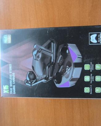 Auricolari bluetooth stile gaming 