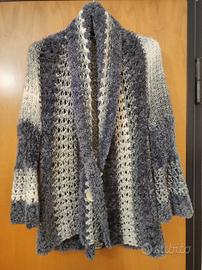 cardigan donna maniche 3/4 