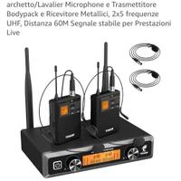  microfono archetto e lavalier