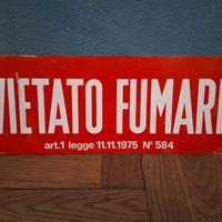 Cartello vietato fumare