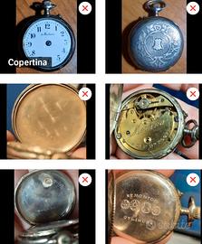 orologio remontoir vintage anni 30 forse argento