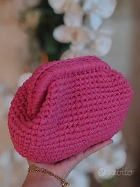 Elegante Pochette all'Uncinetto – Fucsia 