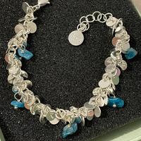 Bracciale Unoaerre con Pietre Azzurre Originale