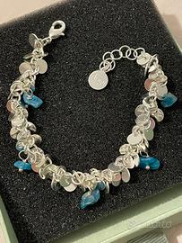 Bracciale Unoaerre con Pietre Azzurre Originale