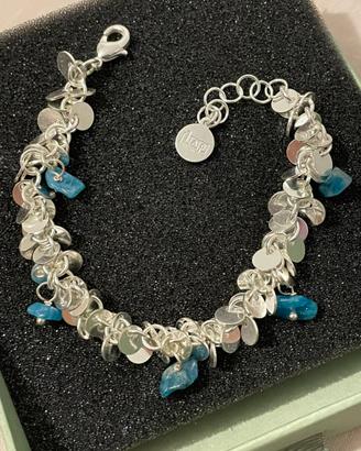 Bracciale Unoaerre con Pietre Azzurre Originale