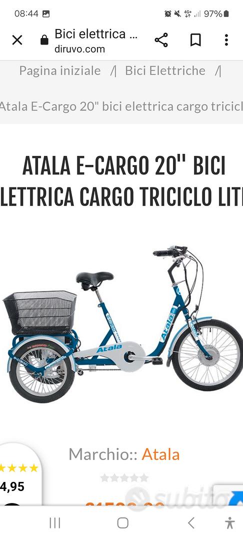 Bici Elettrica Atala Cargo Elettrica Bici Elettrica Atala Tre