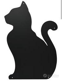 Lavagna magnetica a forma di gatto per calamite