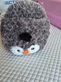 Cuscino scaldapiedi pinguino