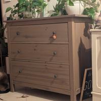 cassettiera hemnes marrone 