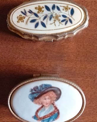 Scatoline porta pillole antiche vintage