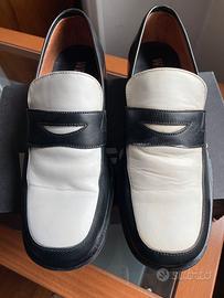 Mocassini black & white 42,5