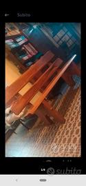 Panchine in legno massello 