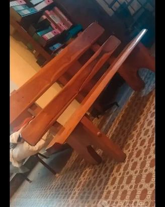 Panchine in legno massello 