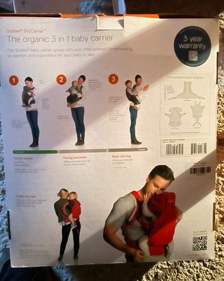 Marsupio neonato Stokke MyCarrier Organic 3 in 1