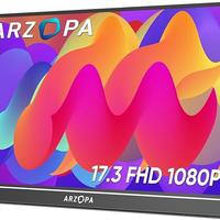 ARZOPA Monitor Portatile 17,3 1920x1080 FHD