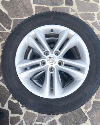 Set Cerchi + gomme invernali Nissan Quasquai 