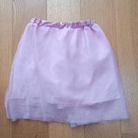 Carnevale gonnellina raso e tulle 4/6 anni