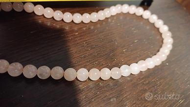 collana quarzo rosa