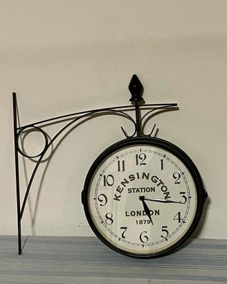 Orologio da parete doppio stile stazione Londra