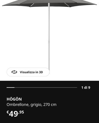 ombrellone 270cm