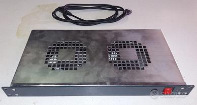Cassetto a 2 Ventole Fan Rack 19" - 1HE