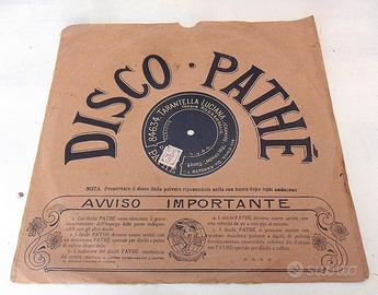 Particolari dischi pathe'
