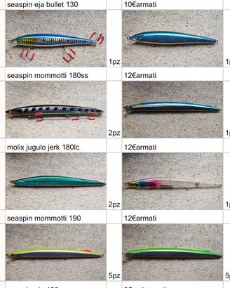 diverse artificali dei ottimi marchi