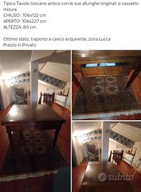 Tavolo toscano antico 