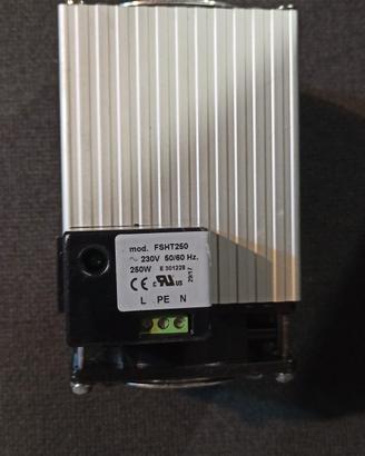 Resistenza elettrica 220v  ventola x armadio